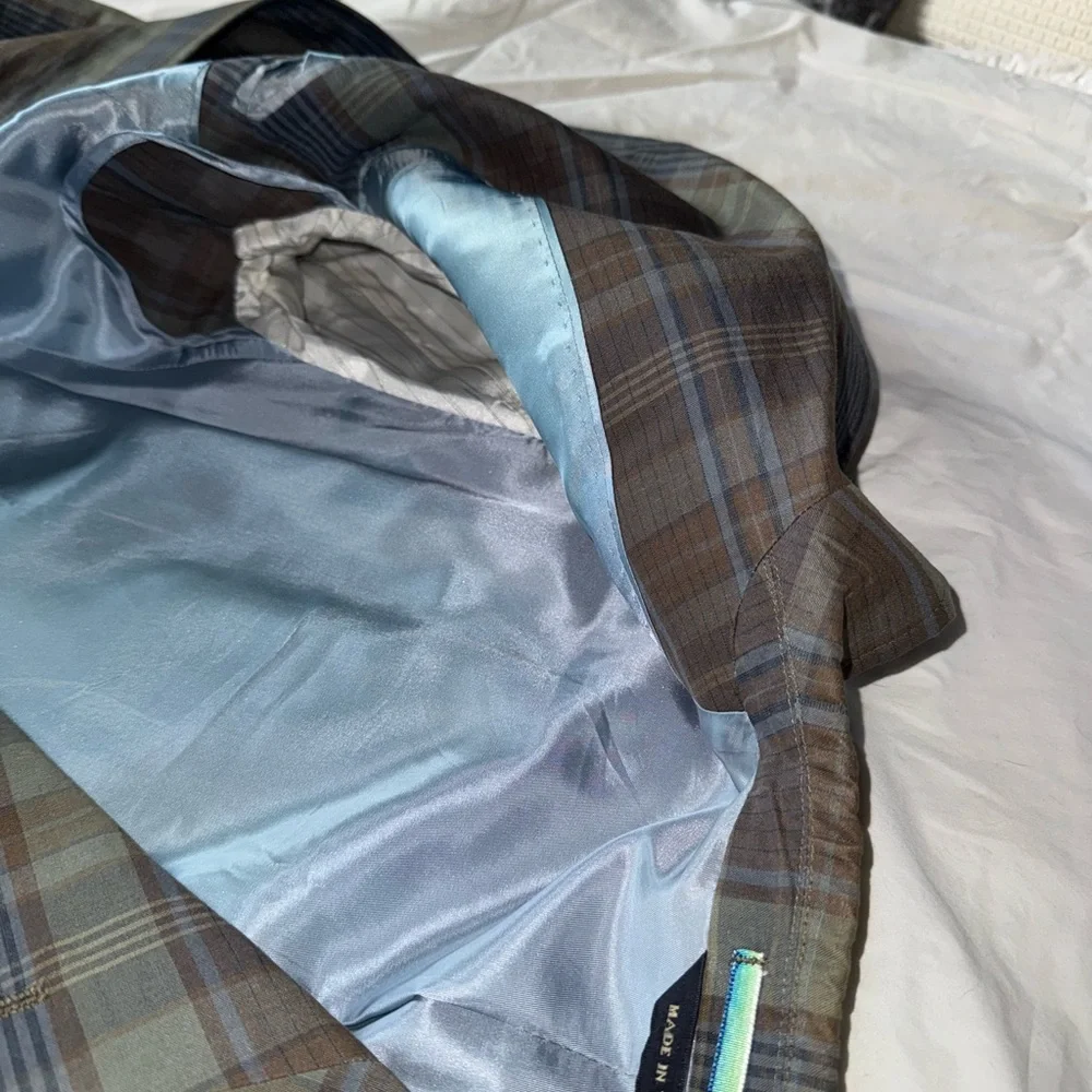 Banana Republic Plaid Sport Coat 36R - Picture 5 of 12